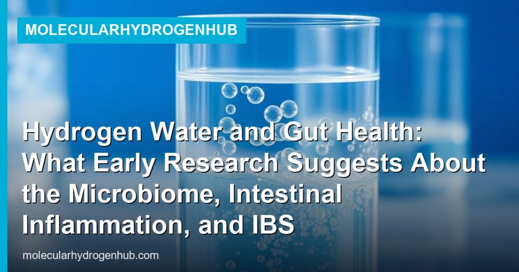 Hydrogen Water and Gut Health: What Early Research Suggests About the Microbiome, Intestinal Inflammation, and IBS - MolecularHydrogenHub