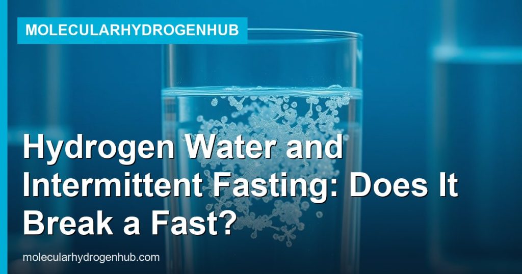 Hydrogen Water and Intermittent Fasting: Does It Break a Fast? - MolecularHydrogenHub