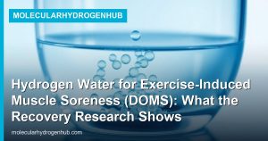 Hydrogen Water for Exercise-Induced Muscle Soreness (DOMS): What the Recovery Research Shows