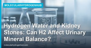 Hydrogen Water and Kidney Stones: Can H2 Affect Urinary Mineral Balance?