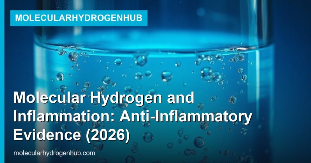Molecular Hydrogen and Inflammation: Anti-Inflammatory Evidence (2026) - MolecularHydrogenHub