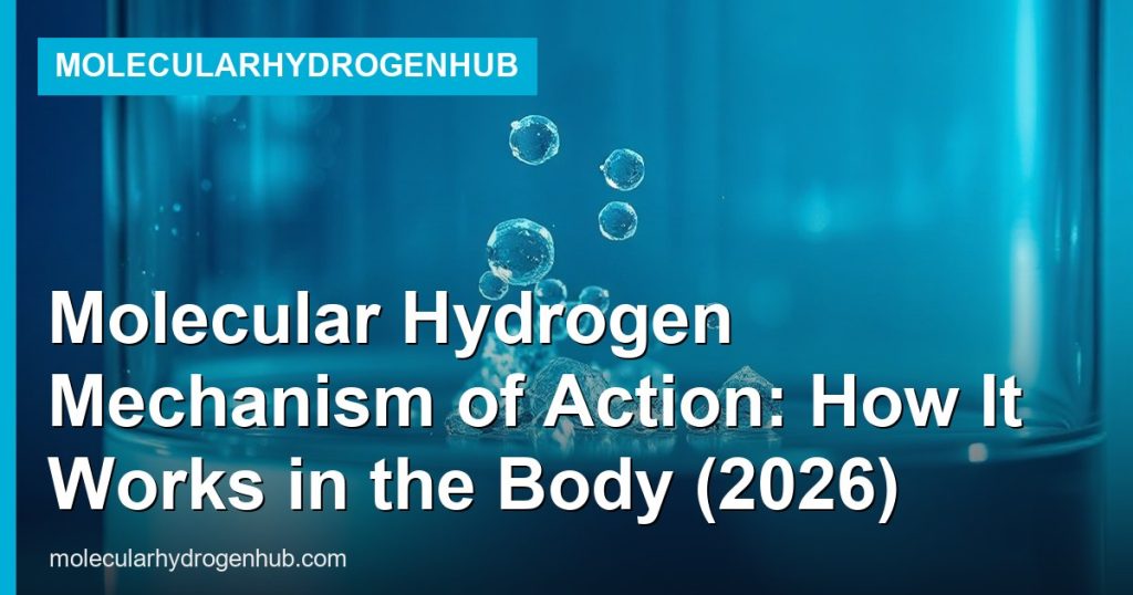 Molecular Hydrogen Mechanism of Action: How It Works in the Body (2026) - MolecularHydrogenHub